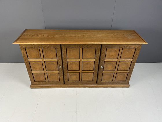 Image 1 of Grafisch brutalistische credenza, jaren 1970