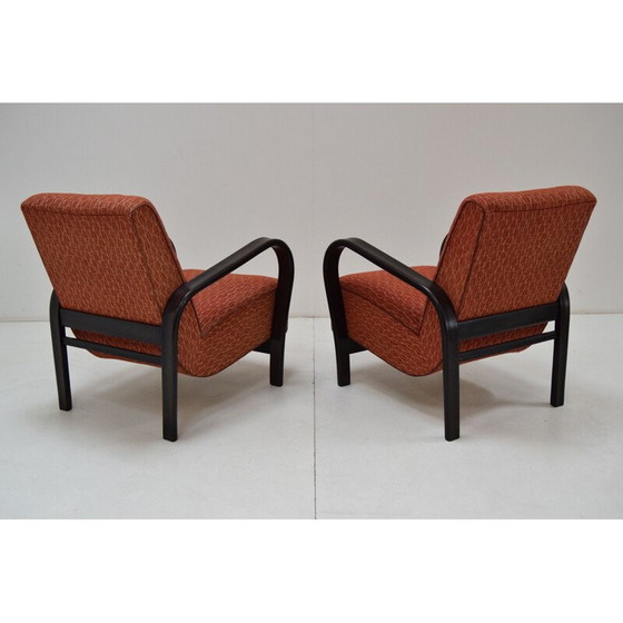 Image 1 of Paar Art Deco Fauteuils van Kropacek en Kozelka,1930