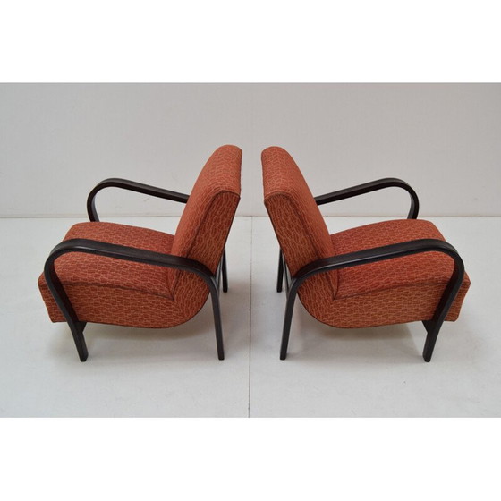 Image 1 of Paar Art Deco Fauteuils van Kropacek en Kozelka,1930