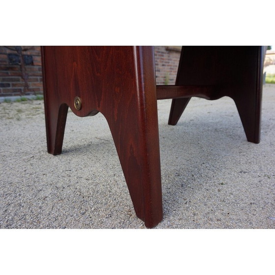 Image 1 of Vintage mahoniehouten uitschuifbare lift eettafel