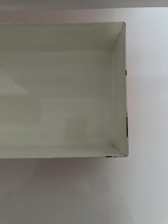 Image 1 of Metalen bureaulamp, oranje jaren 70