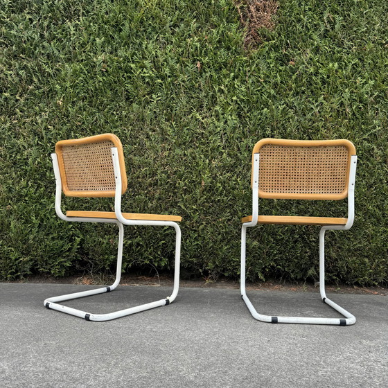 Image 1 of Paar B32 Marcel Breuer Stoelen