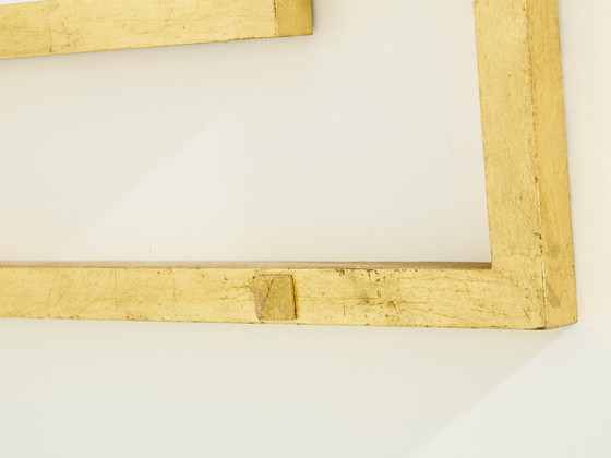 Image 1 of Roger Thibier Verguld Smeedijzeren Console Tafel met Spiegel 1960