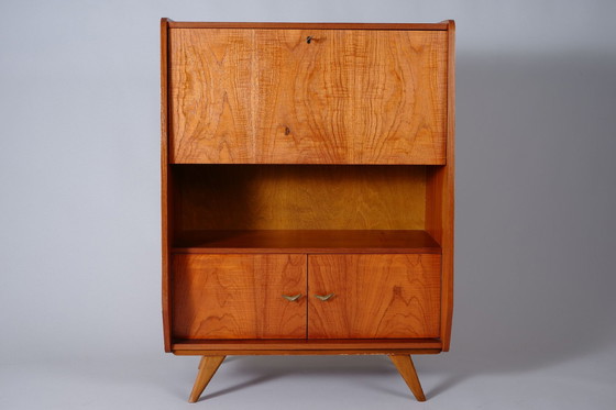 Image 1 of Vintage Teak Secretaire