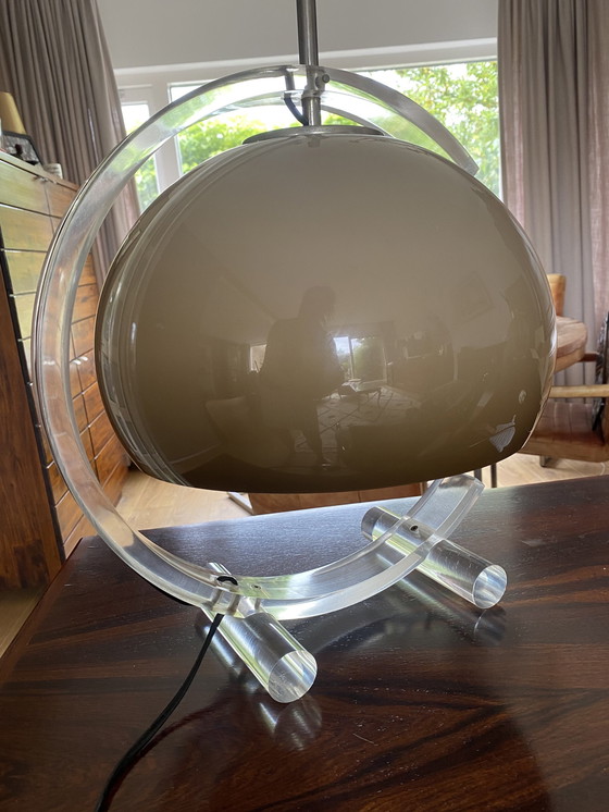 Image 1 of Vintage Space Age Plexiglas Tafellamp