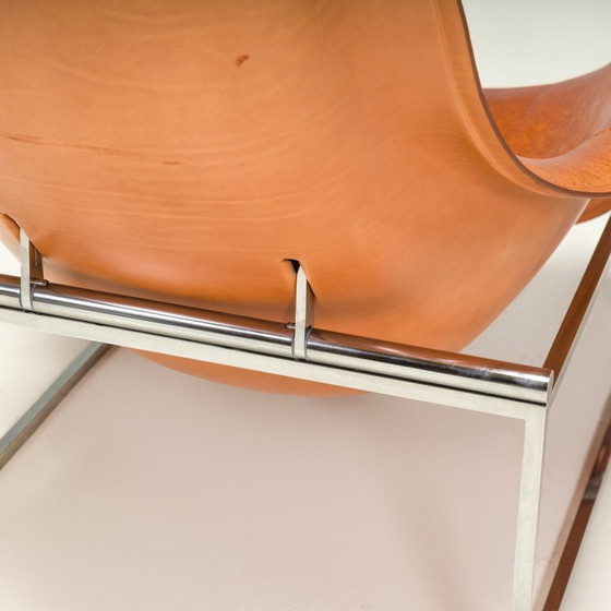 Image 1 of Vintage Mart Mprn_1 bruin lederen lounge fauteuil door Antonio Citterio voor BandB Italia