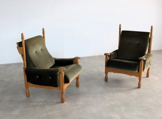 Image 1 of 2x brutalist fauteuil