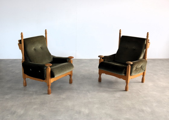 Image 1 of 2x brutalist fauteuil