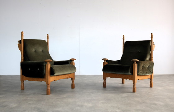 Image 1 of 2x brutalist fauteuil