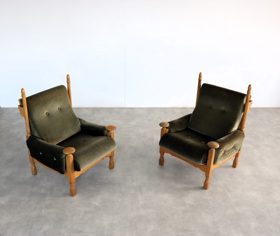 Image 1 of 2x brutalist fauteuil