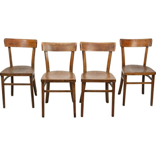 Paar vintage Thonet eetkamerstoelen