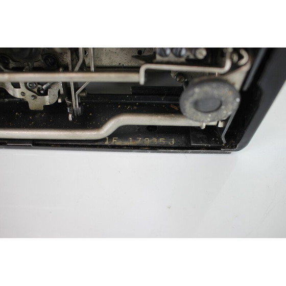 Image 1 of Vintage metalen, stalen en chromen draagbare typemachine voor Lc Smith & Bros, USA 1395s