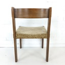 6x vintage brutalist stoel