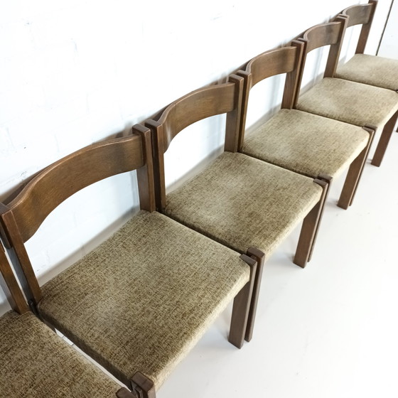 Image 1 of 6x vintage brutalist stoel