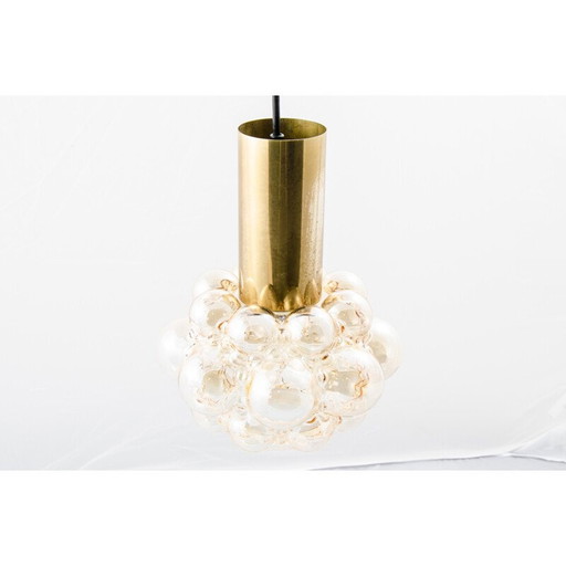 Limburgse Duitse bubbelglas plafondlamp, Helena TYNELLE en Heinrich GANTENBRINK - 1960