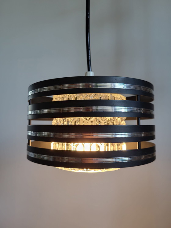 Image 1 of Vintage design hanglamp, Hillebrand, vermoedelijk jaren 80