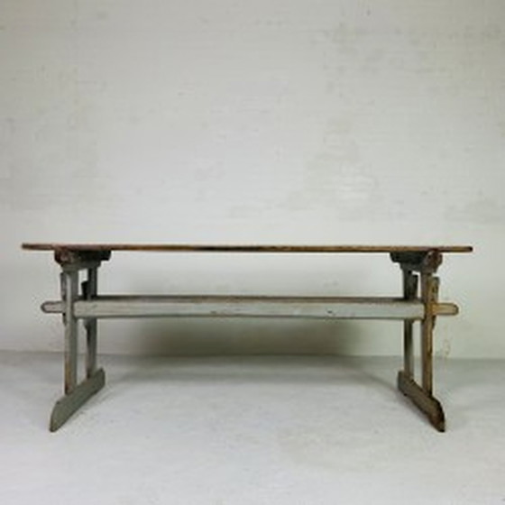 Image 1 of Verwijderbare eettafel, 68 x 194 cm - jaren 1930