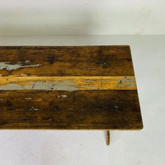 Image 1 of Verwijderbare eettafel, 68 x 194 cm - jaren 1930