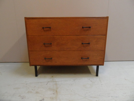 Image 1 of Mid Century teakhouten ladekast 1960's