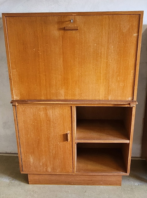 Mid Century Secretaire Kroonenburg Meubelen Amsterdam