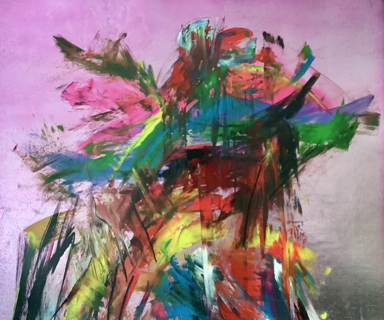 Image 1 of Door Elles BB “Spinning” schilderij