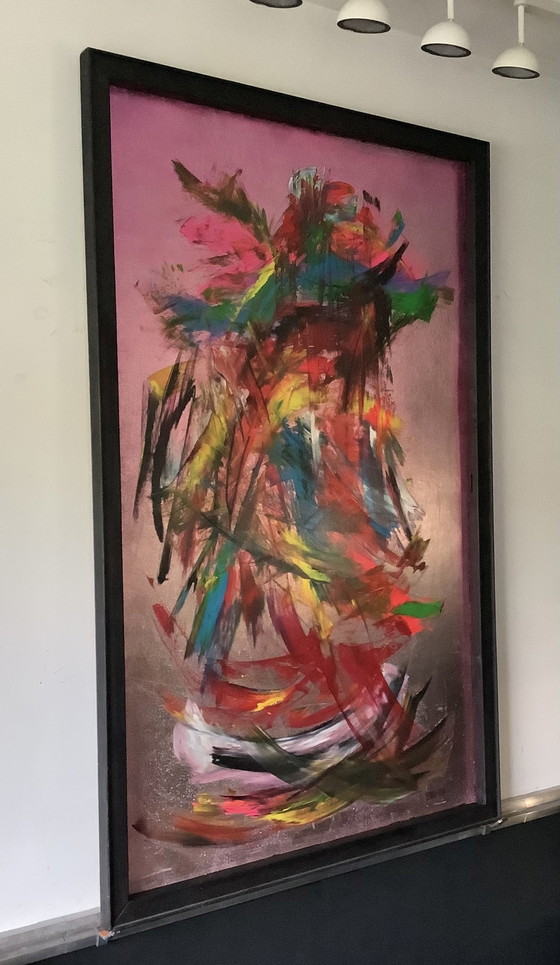 Image 1 of Door Elles BB “Spinning” schilderij