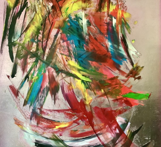 Image 1 of Door Elles BB “Spinning” schilderij