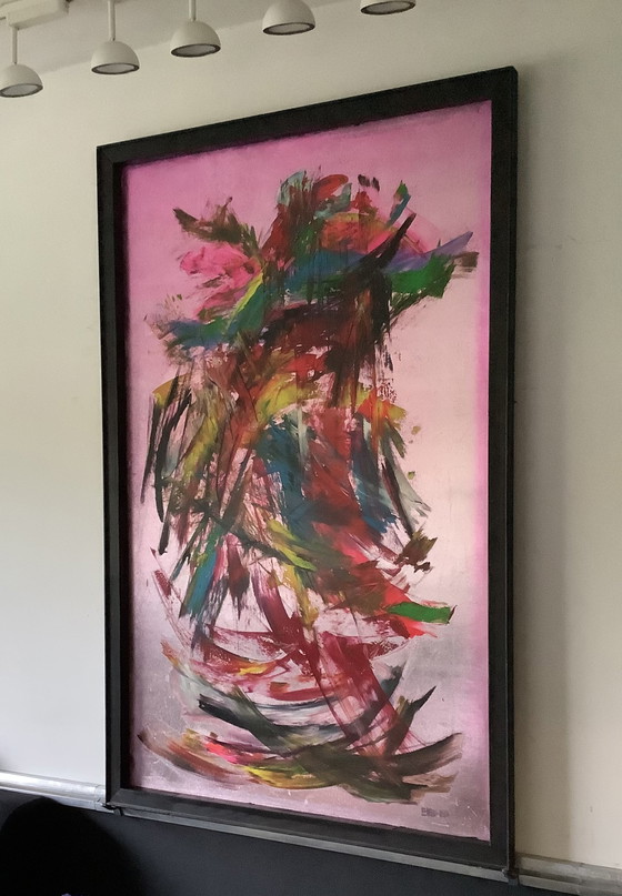 Image 1 of Door Elles BB “Spinning” schilderij