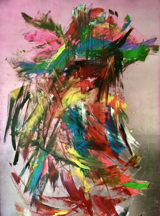 Image 1 of Door Elles BB “Spinning” schilderij