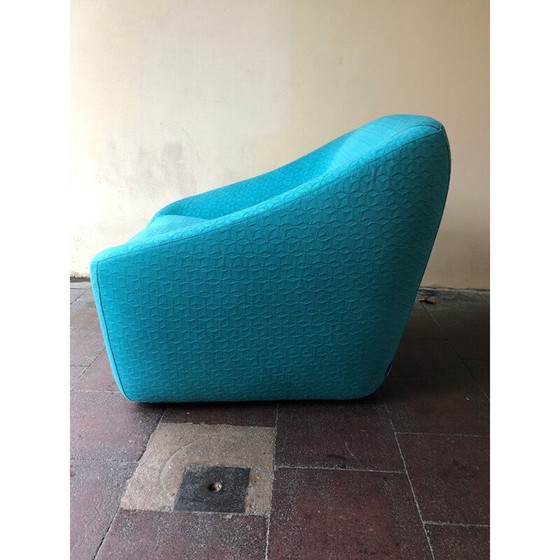 Image 1 of Vintage turquoise fauteuil van Stefano Spessotto en Lorella Agnoletto