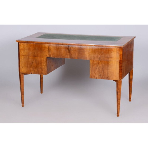 Image 1 of Vintage Biedermeier notenhouten bureau, Tsjecho-Slowakije 1830