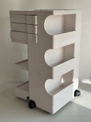 Vintage ruimtetijdperk Joe Colombo Boby Trolley