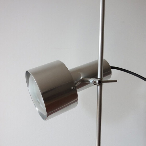 Image 1 of Vintage aluminium bureaulamp van Peter Nelson, jaren 1960