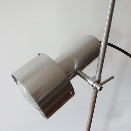 Image 1 of Vintage aluminium bureaulamp van Peter Nelson, jaren 1960