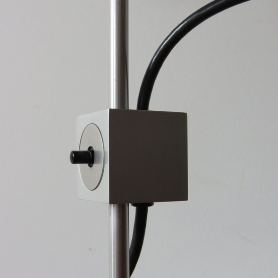 Image 1 of Vintage aluminium bureaulamp van Peter Nelson, jaren 1960