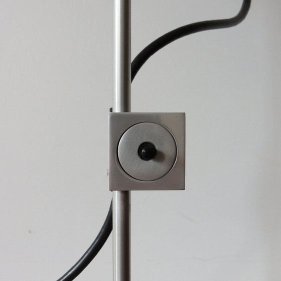 Image 1 of Vintage aluminium bureaulamp van Peter Nelson, jaren 1960