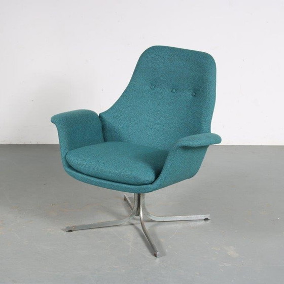 Image 1 of Zeldzame Pierre Paulin Loungestoel voor Artifort, Nederland 1950