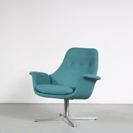 Image 1 of Zeldzame Pierre Paulin Loungestoel voor Artifort, Nederland 1950