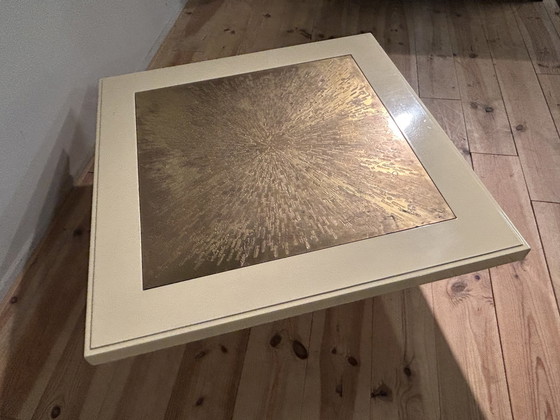 Image 1 of Maud Coffee Table Etched Brass