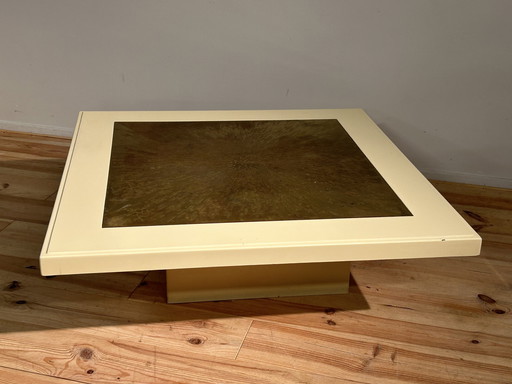 Maud Coffee Table Etched Brass