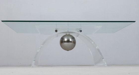 Image 1 of Salontafel, plexiglas, Frankrijk, jaren 90