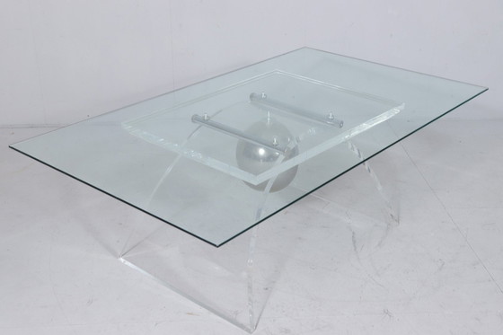 Image 1 of Salontafel, plexiglas, Frankrijk, jaren 90