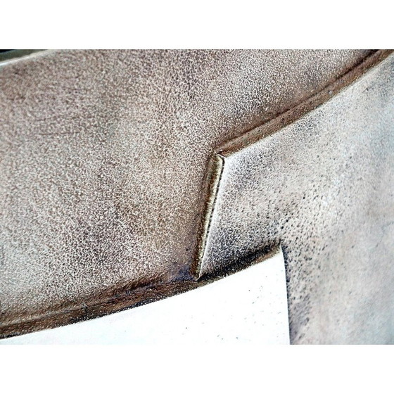 Image 1 of Vintage bronzen vaas abstracte kunst door Esa Fedrigolli voor Esart Italië, 1980