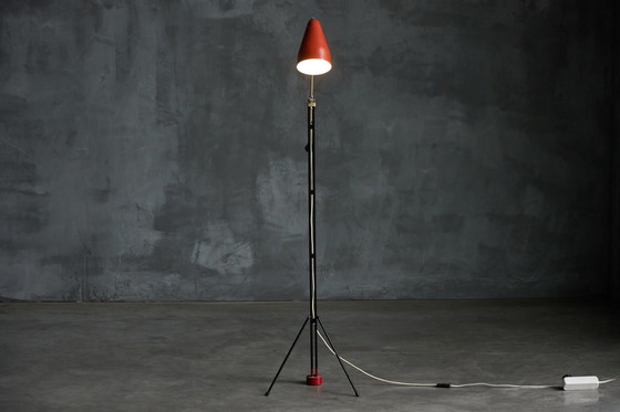 Image 1 of Vintage Grashopper vloerlamp "6320" van Wim Rietveld voor Gispen, 1950