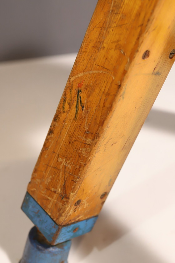 Image 1 of Gymnastiek lederen paard, Tsjecho-Slowakije, jaren 1950