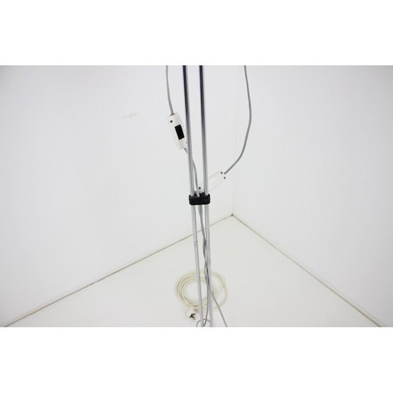 Image 1 of Vintage rode vloerlamp van Lidokov, Tsjecho-Slowakije 1960