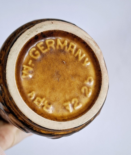 Image 1 of Vintage keramische vaas W- Duitsland, geel