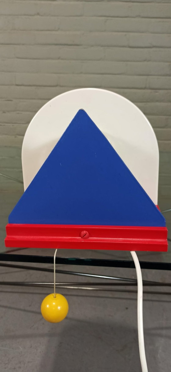 Image 1 of Vintage Stoja Memphis Milano stijl wandlamp, Ikea