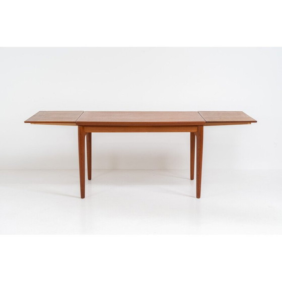 Vintage uitschuifbare teakhouten eettafel door Grete Jalk voor Glostrup, Denemarken 1960 (photo 2 of 12)