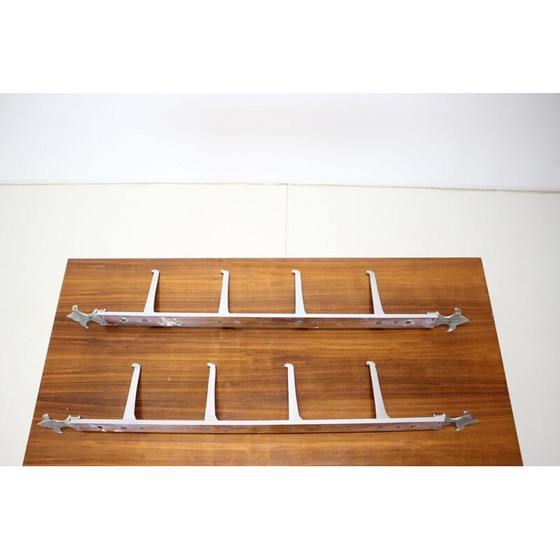 Image 1 of Vintage verchroomde vleeshouder, Tsjecho-Slowakije 1930